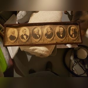 Antique American Poets wall decor